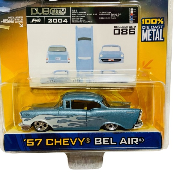 Jada Dub City 57 Chevy Bel Air Blue 
1:64 - Picture 5 of 8